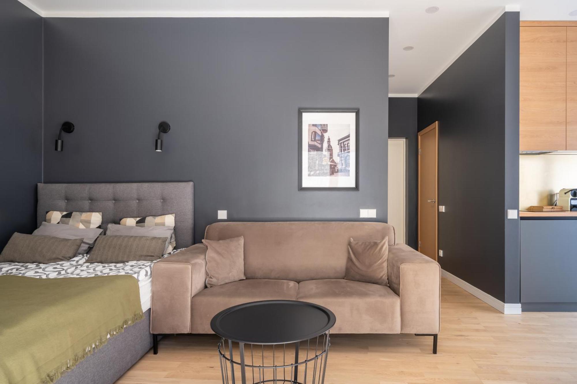 Cosy Studio Apartment In Ridzenes Residence Riga Exterior photo