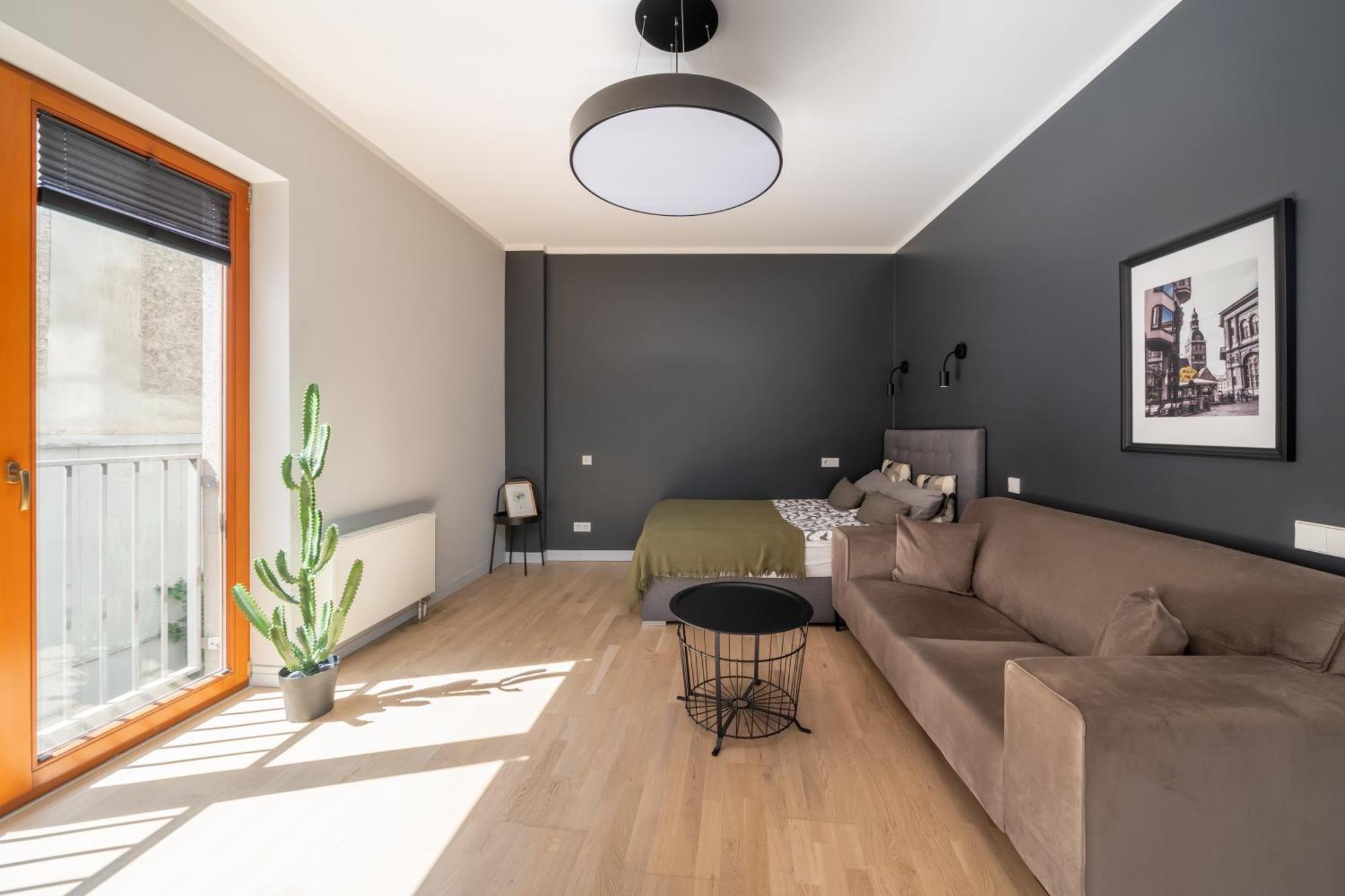 Cosy Studio Apartment In Ridzenes Residence Riga Exterior photo